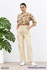 Akasi High Waist Cargo Pant