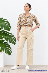 Akasi High Waist Cargo Pant