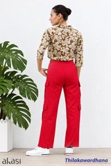 Akasi High Waist Cargo Pant