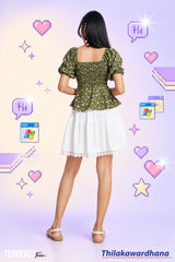 Tendenza Teen Petel Breeze Peplum Top