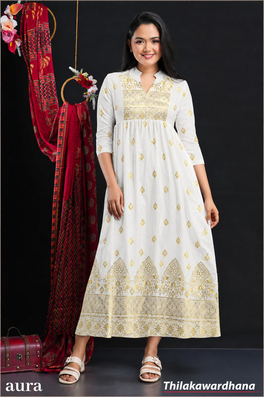 Aura Golden Grace Maxi Dress
