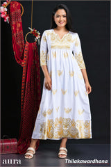 Aura Golden Grace Maxi Dress