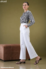 Akasi High Waist Linen Pant