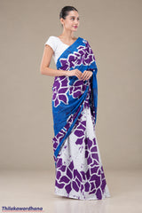 Printed Batik Saree