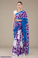 Printed Batik Saree