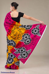 Printed Batik Saree