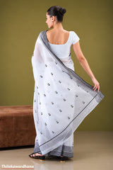 Embroidery Detailed Cotton Saree