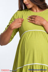 Tendenza Tiered Maternity Dress