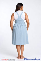 Tendenza Embroidered Maternity Dungaree