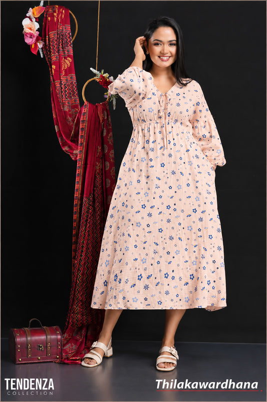 Tendenza Printed Luna Dress