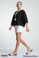 Tendenza Textured Oversized Tussle Top