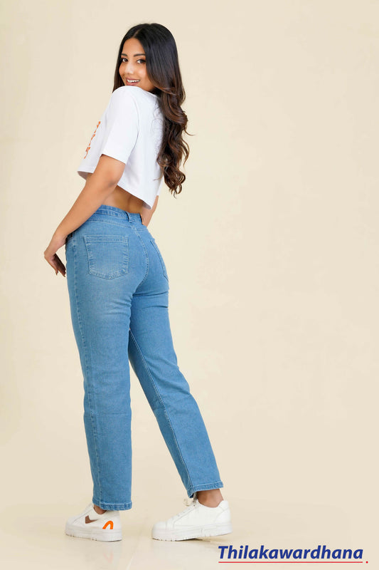 Light Washed Regular Fit Jean