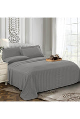 Satin Premium Bed Sheet With Pillow Cases 02pcs - (230*250cm)