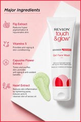 Revlon Touch & Glow Advanced Radiance Gel Face Wash - 100ml