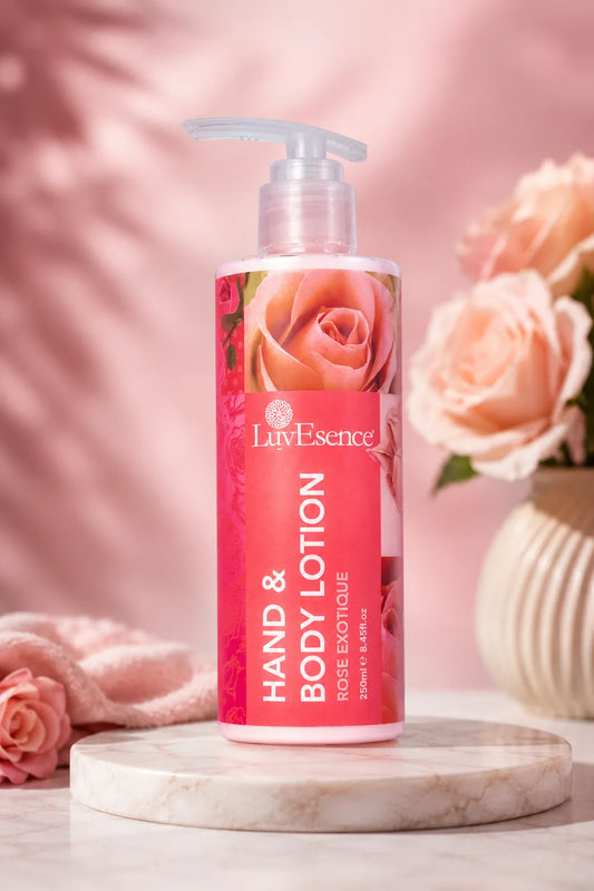 LuvEsence Rose Exotique Hand & Body Lotion - 250ml