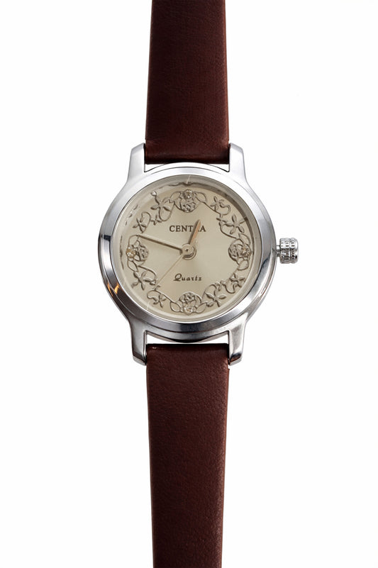 Centra Leather Strap Women's Watch