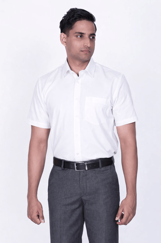 Emerald Short Sleeve Formal Slim Fit Shirt