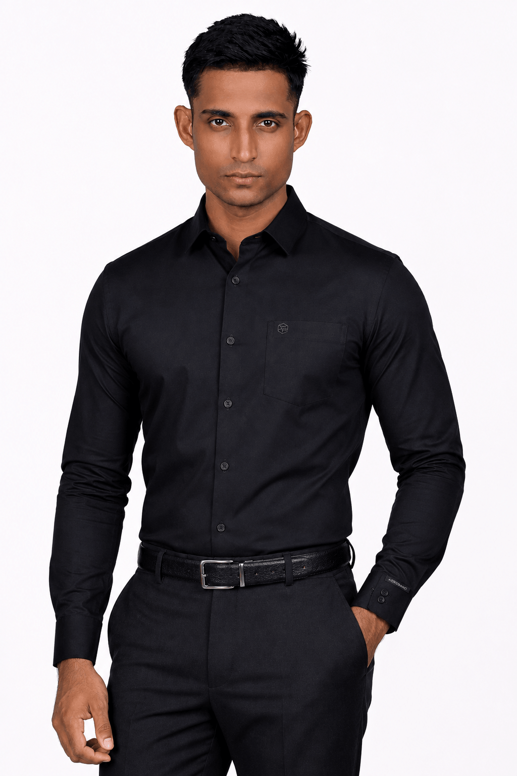Emerald Long Sleeve Comfort Stretch Slim Fit Shirt