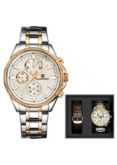 Naviforce NF9089 Watch For Men With Gift Box and  Extra Strap