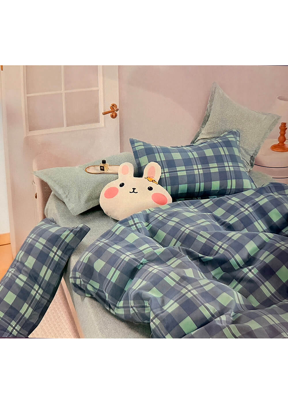 Printed Bed Sheet With Pillow Cases 02pcs - (230*250cm)