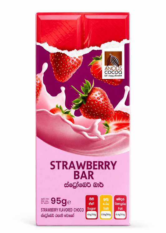 Anods Strawberry Choco Bar 95g