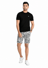 Moose Comfort Fit Crew Neck T Shirt - Jet Black Heather