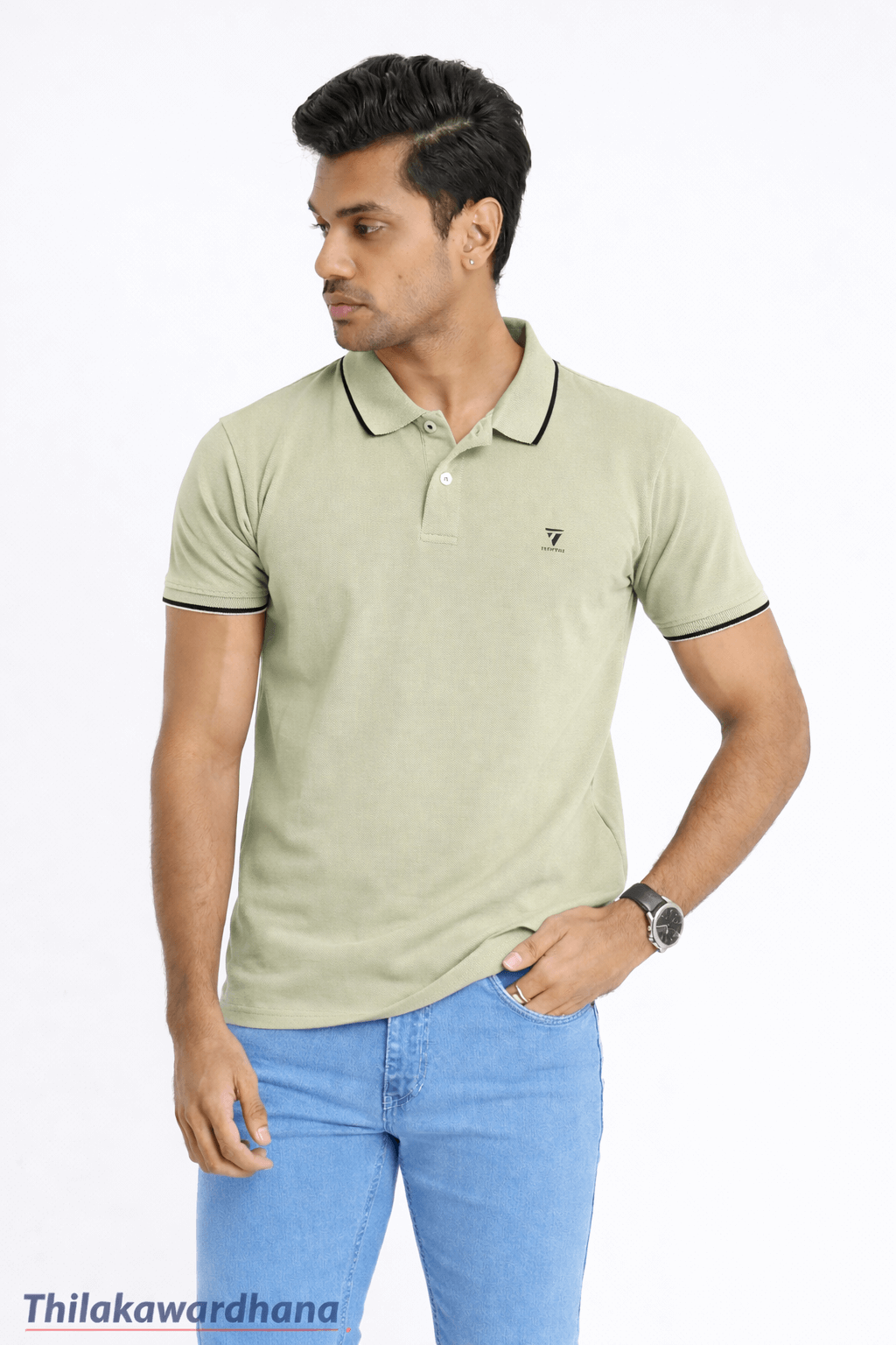 Trafford Classic Polo T Shirt - Beige