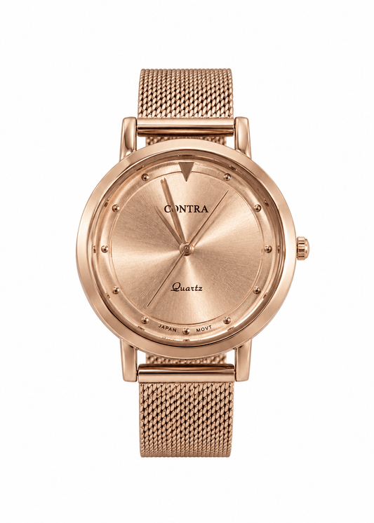 Centra Rose Gold Women's Watch