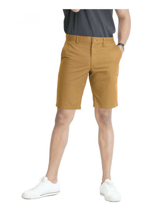 Moose Slim Fit Chino Short - Brown