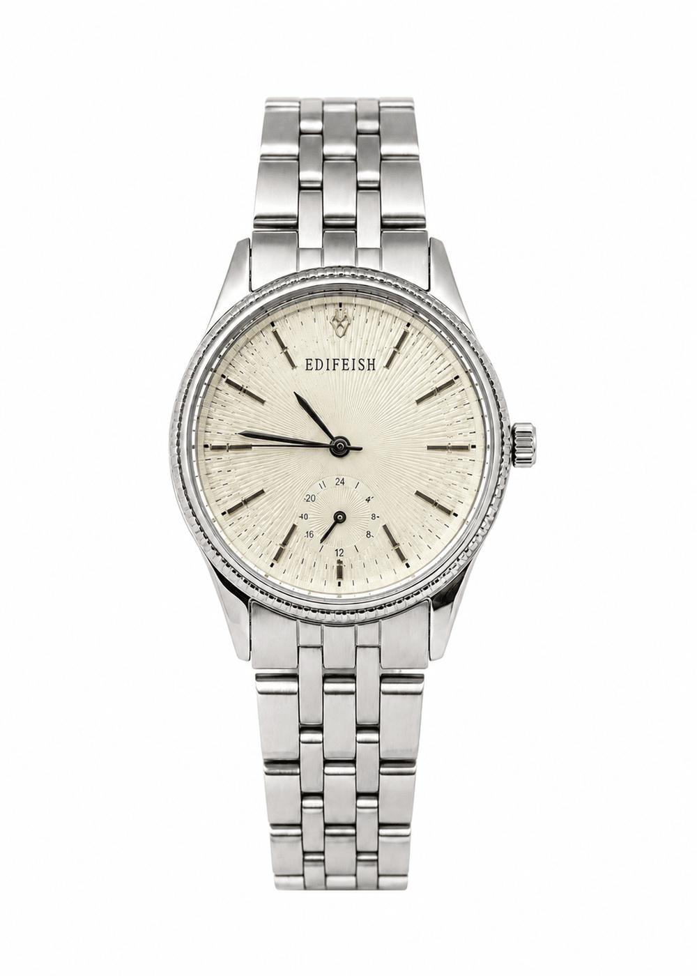 Edifeish Classic Silver Men's Watch