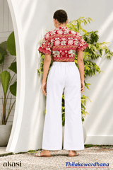 Akasi High Waist Linen Pant