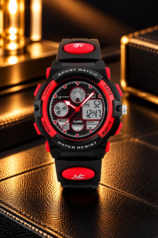 Winsor Men’s Digital & Analog Sports Watch