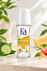 Fa Freshly Free Melon & Cucumber Scent Roll-On Deodorant