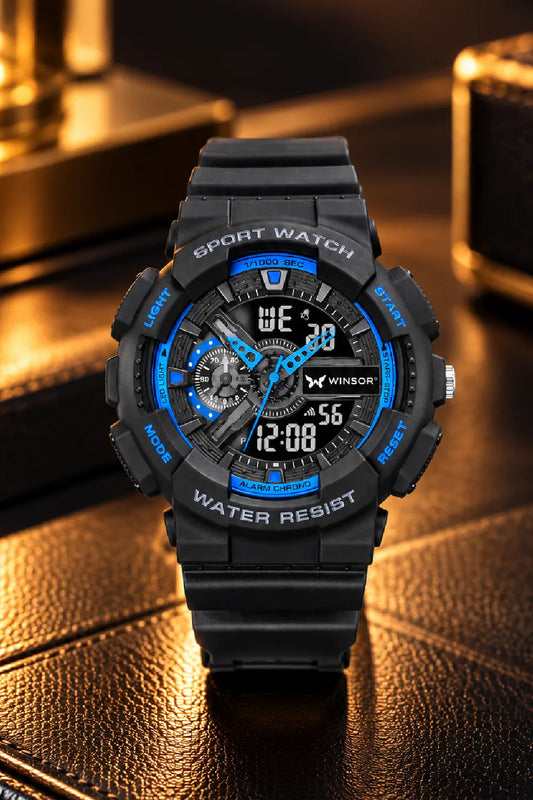 Winsor Men’s Digital & Analog Sports Watch