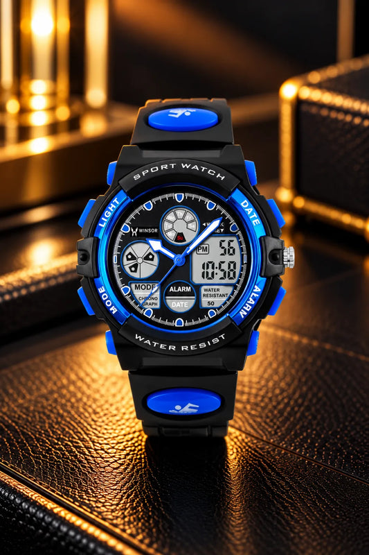 Winsor Men’s Digital & Analog Sports Watch