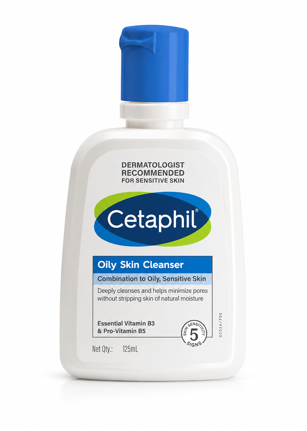 Cetaphil Oily Skin Cleanser For Combination to Oily Sensitive Skin - 125ml