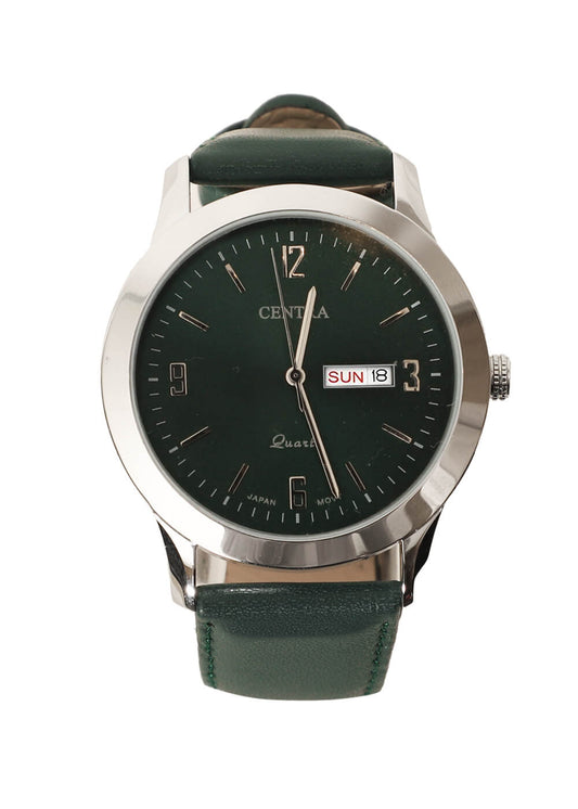 Centra Leather Strap Men's Watch