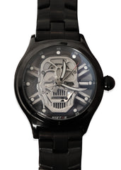 Stainless Steel Strap Men's Skull Watch