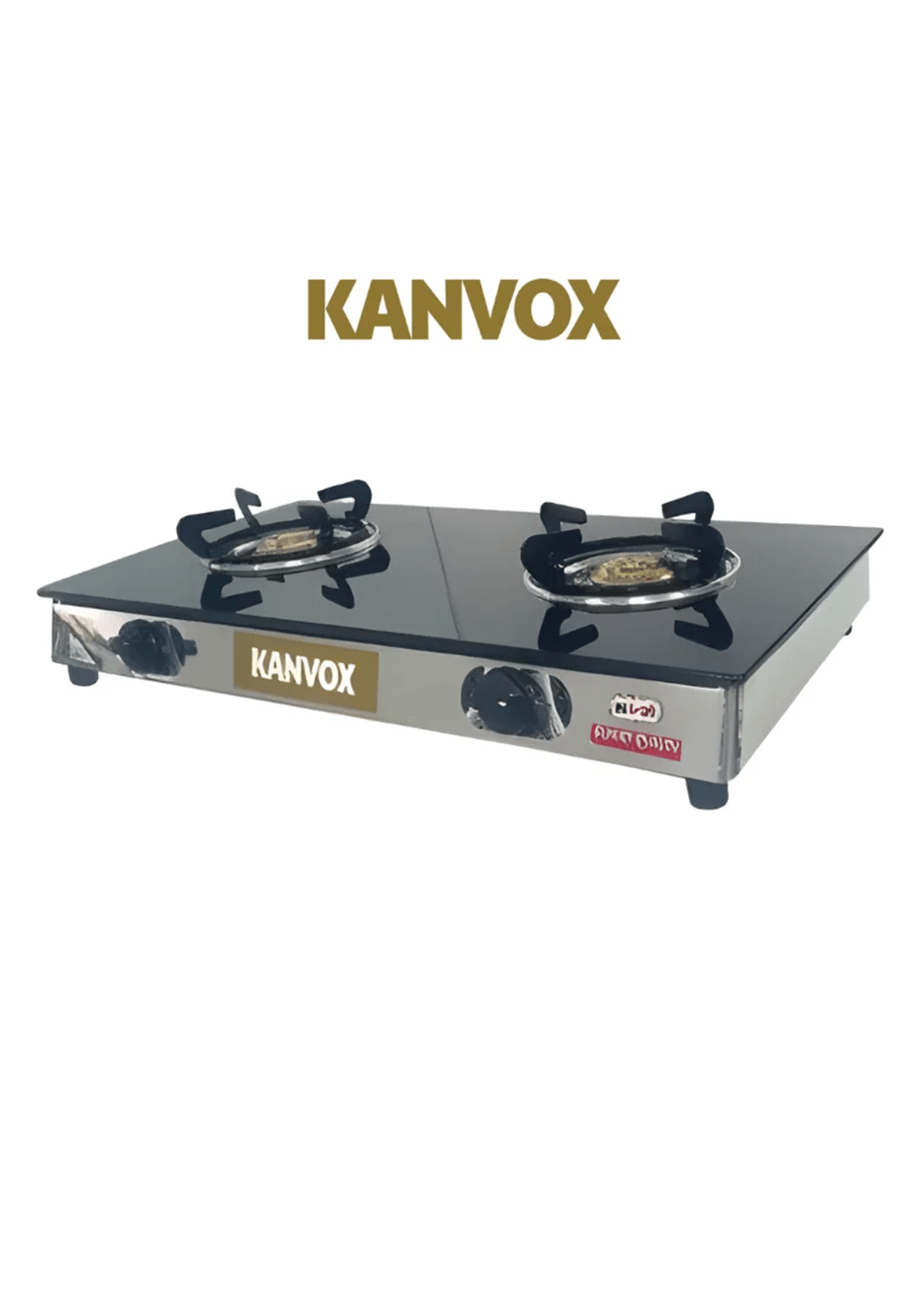 Kanvox 2 Burner Glass Top Gas Cooker - Smart 201