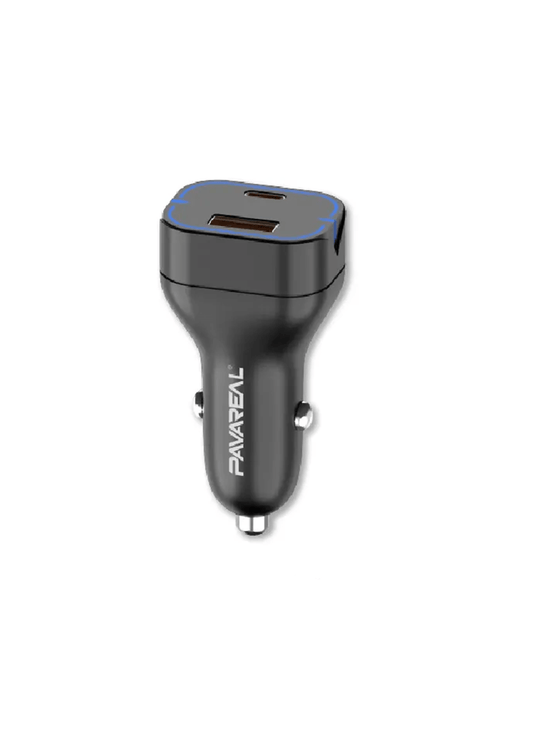 PAVAREAL Car Charger Type C PD 20W + USB 5A PA-CC63