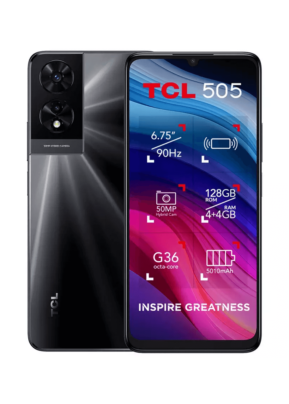 TCL 505 128GB - (8gb Extendable Ram)