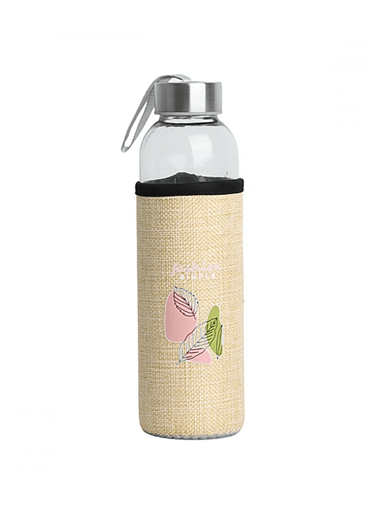 Coated Glass Water Bottle - 500ml