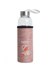 Coated Glass Water Bottle - 500ml