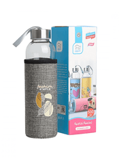 Coated Glass Water Bottle - 500ml