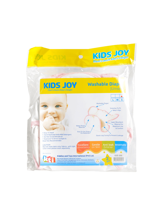 Kids Joy Washable Diapers 2Pcs pack