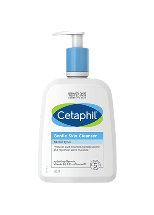 Cetaphil Gentle Skin Cleanser for Dry Normal to Sensitive Skin - 500ml