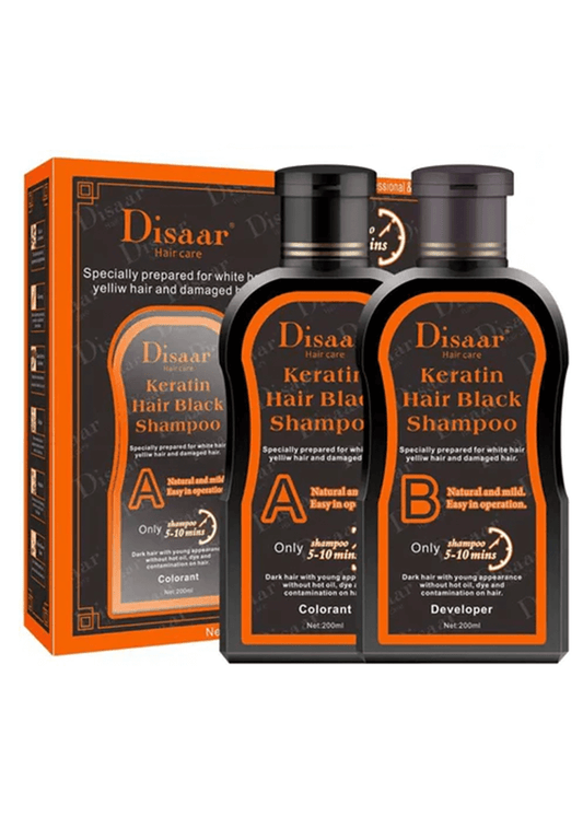 Disaar Keratin Hair Black Shampoo - 400ml