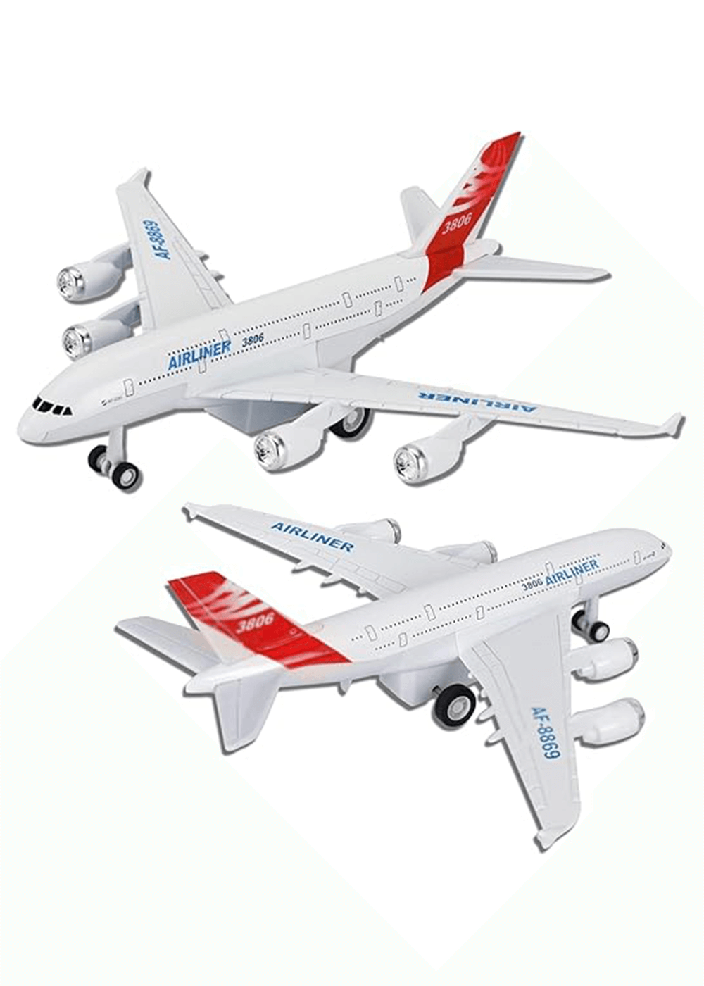 Die Cast Aeroplane Toys - 1:300 Scale Airplane AF-8869