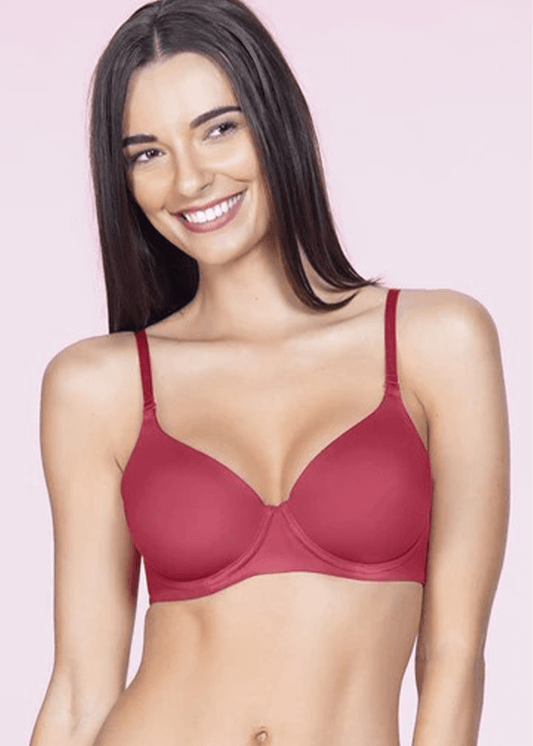 Amante Everyday Smooth Moves Wired Bra - Festive Red