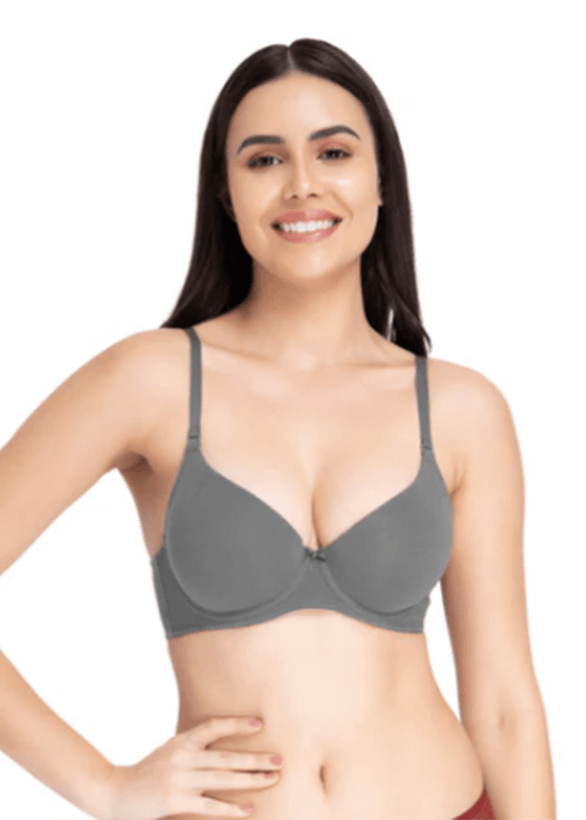 Amante Carefree Confidence Bra - Steel Grey